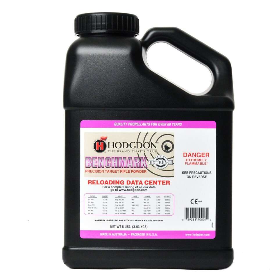 Hodgdon Benchmark powder 8 lb jug