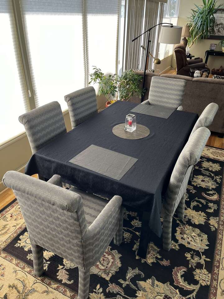 Upholstered Dining Chairs (6) Furniture