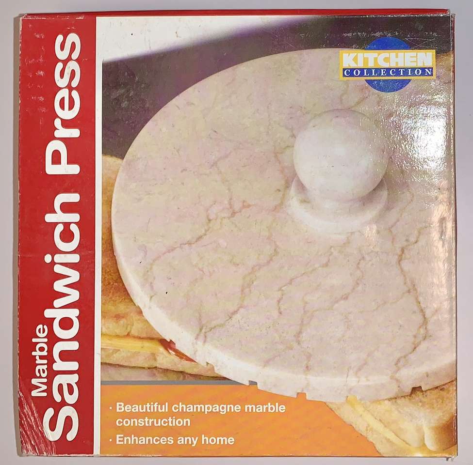Marble Sandwich Press New In Box