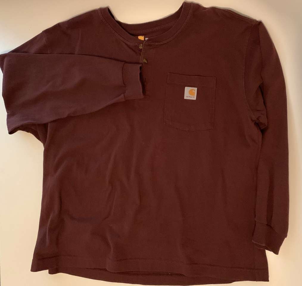 XXL Carhartt Long Slv Cotton Henley
