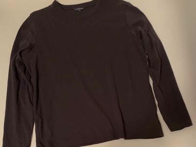 Lands End Women’s XL Cotton Navy Long Slv T-Shirt