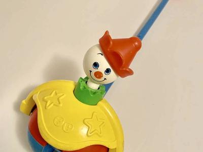 Fisher Price Toddler Push Pop Up Toy 1979