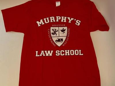 New Mens Large Murphys Law School T-Shirt