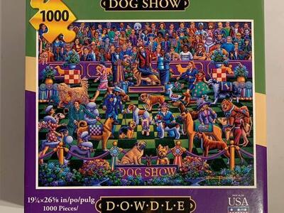 Dog Show 1000 Piece New Eric Dowdle Puzzle
