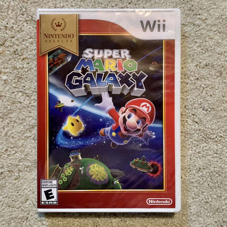 NIP Wii Super Mario Galaxy Game Nintendo Selects