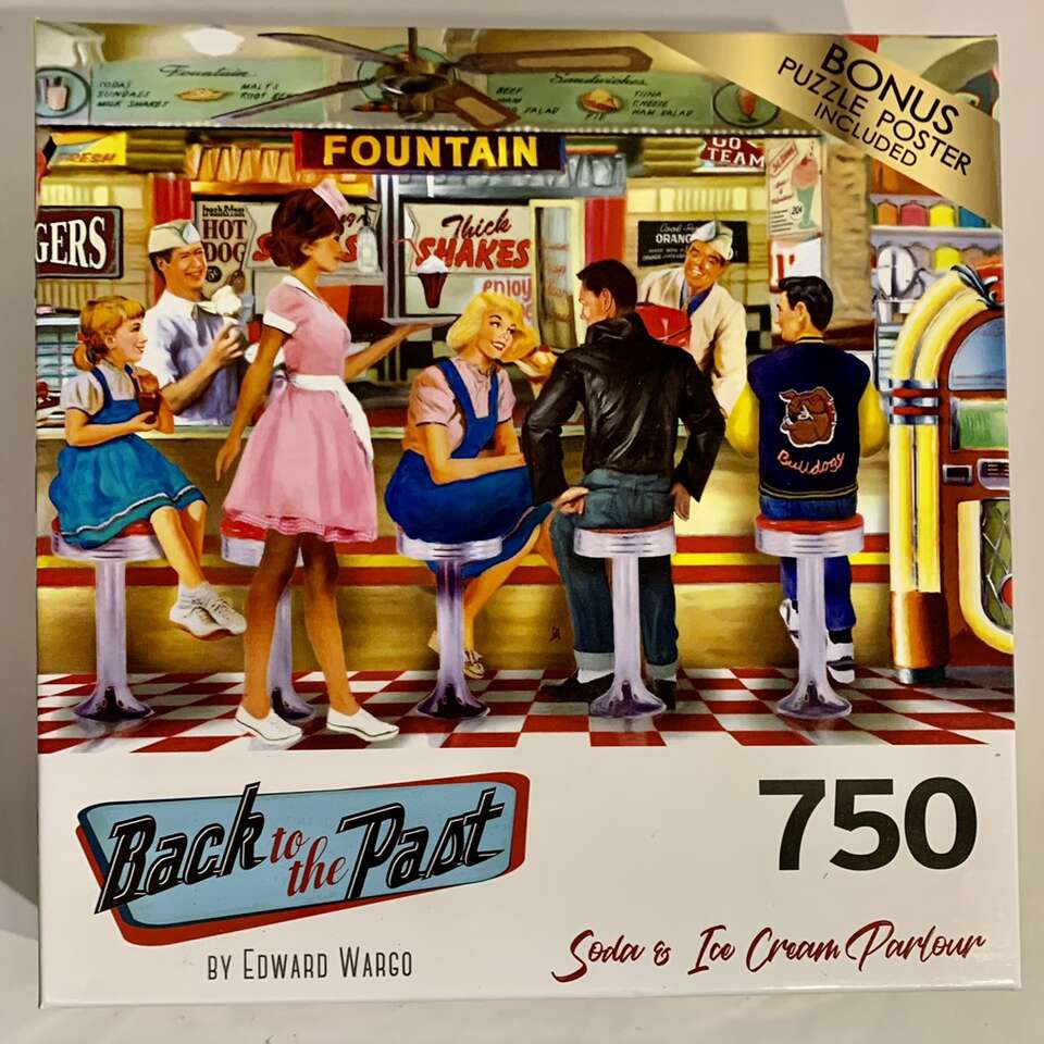Back To The Past Soda & Icecream Parlor Puzzle