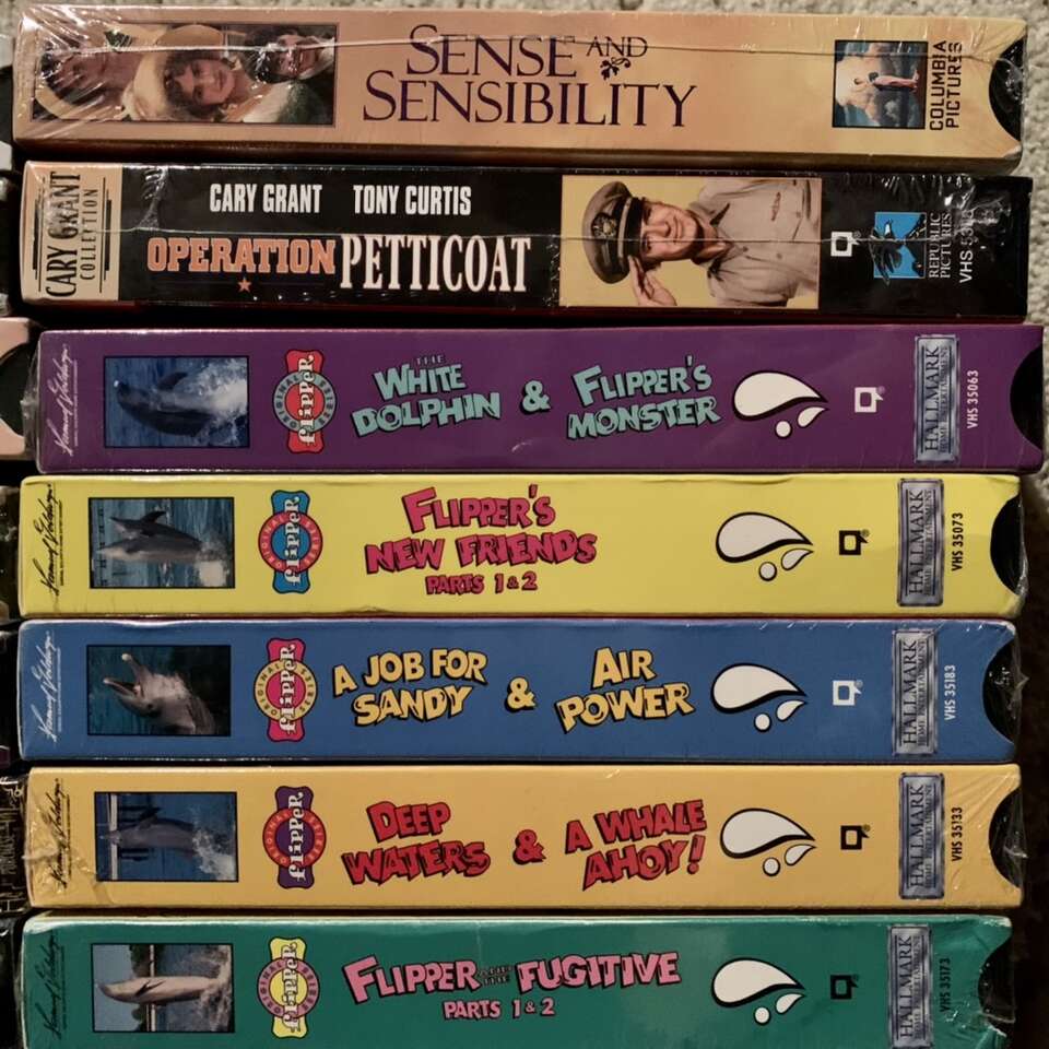 All New Sealed VHS $1 Each For 4 Or More