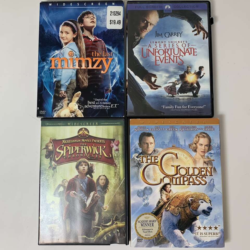 6 DVDs Movies For Kids