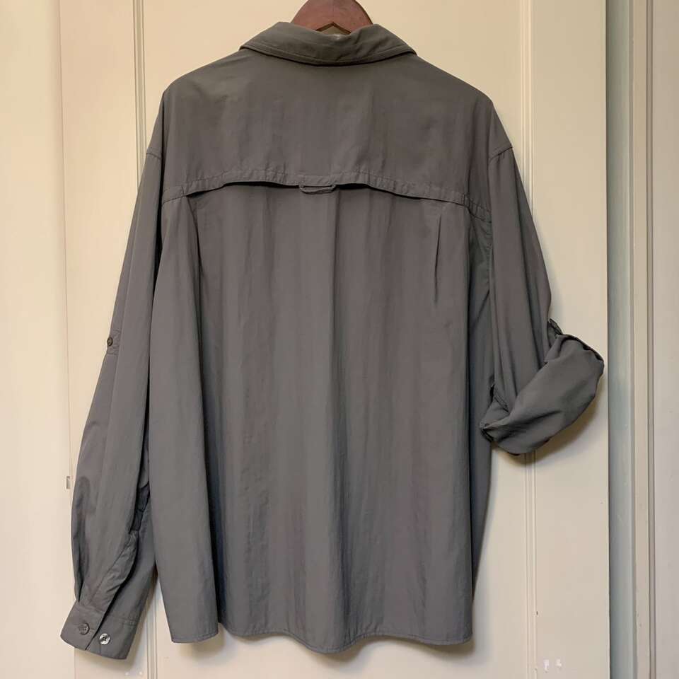 REI Fishing Shirt Mens XXL Nylon With Poly Mesh