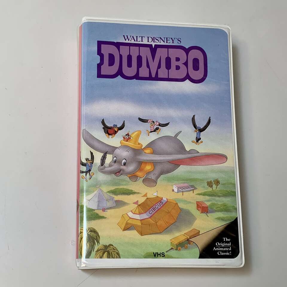 Disneys Dumbo Rare VHS Tape / Clamshell