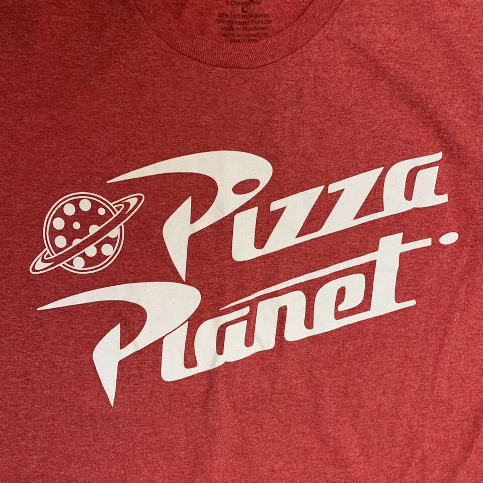 Disney’s Pixar Pizza Planet Men’s Large T Shirt