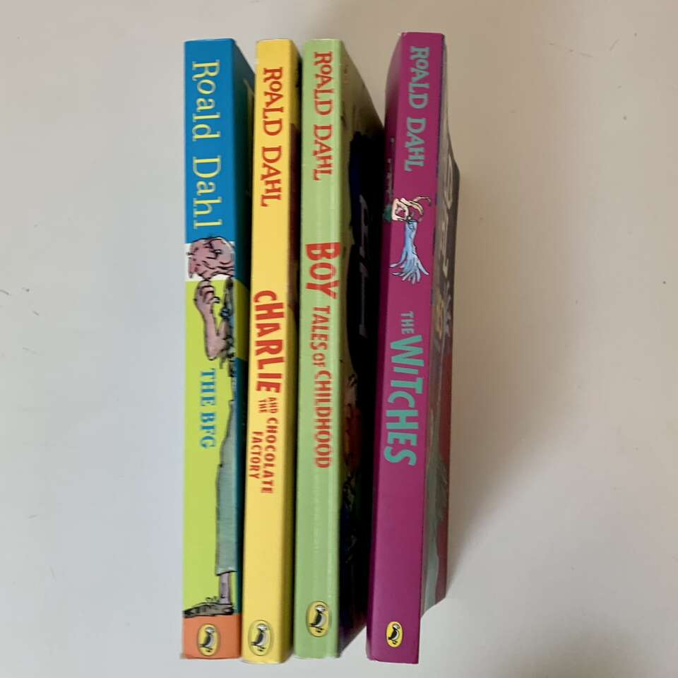 Four Roald Dahl Books Like New Set