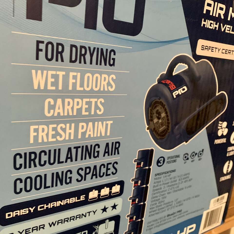 Two Count 1/4 Horse Power Fans High Velocity