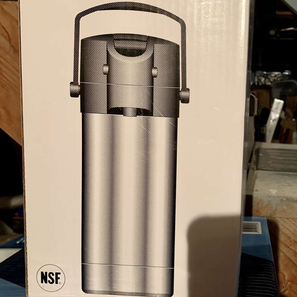 Air Pot Stainless Steel Beverage Dispenser 1gallon