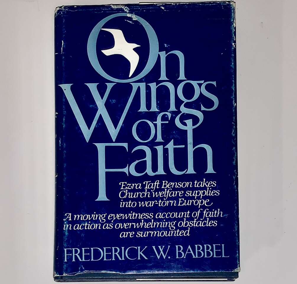 On The Wings Of Faith Hardcover w Dust Jacket