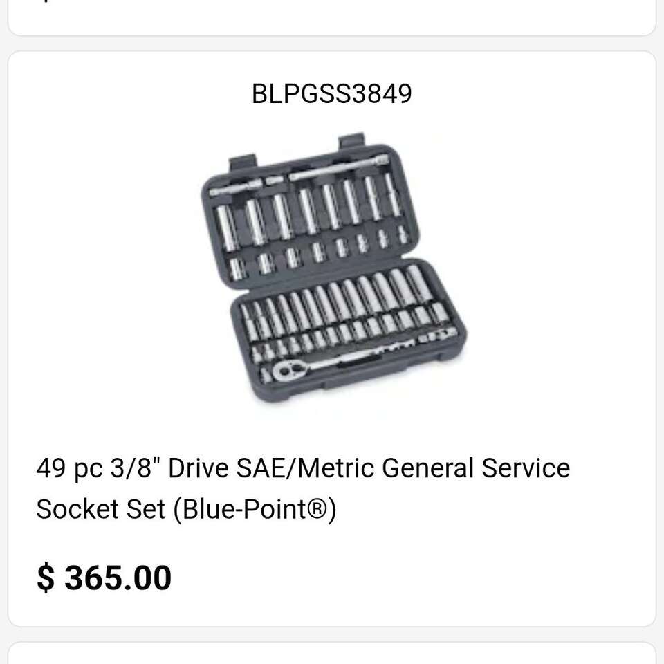 Blue-Point Socket set - OBO