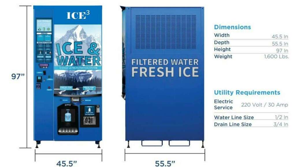 Ice & Water Vending Machine