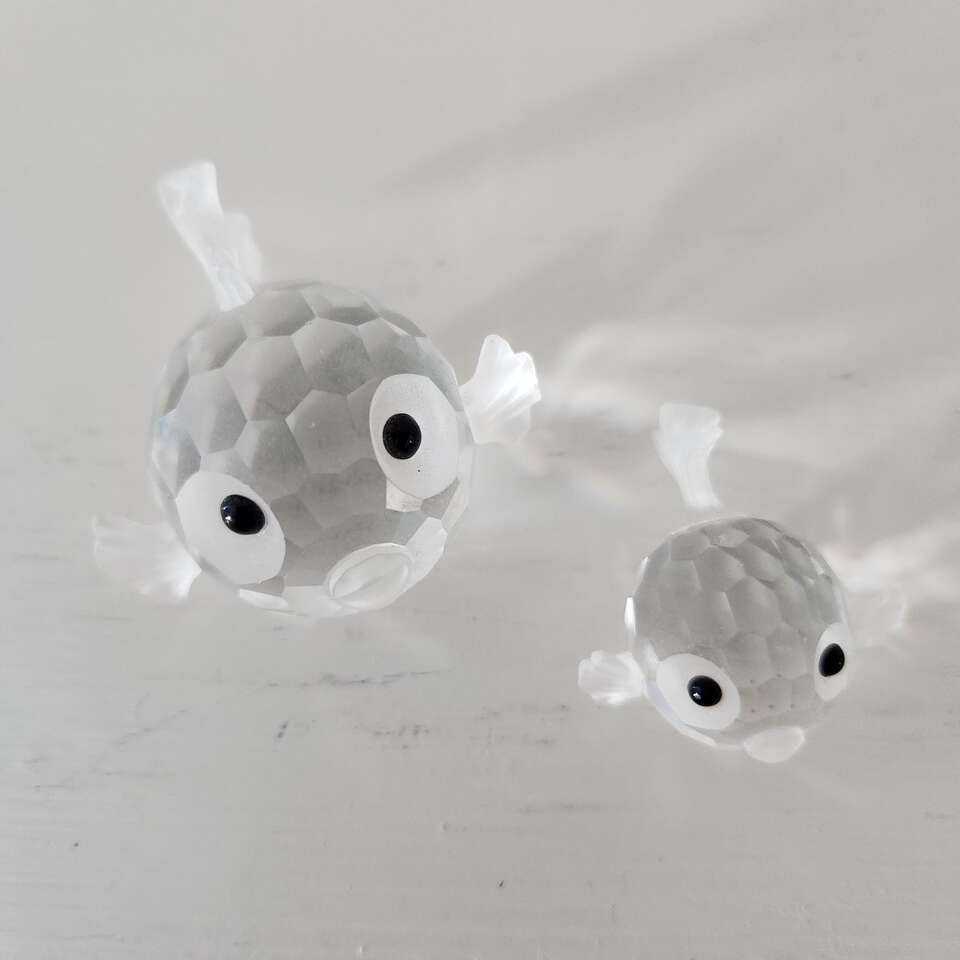 Swarovski Crystal Blowfish Pair