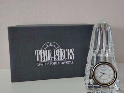 Waterford Crystal Obelisk Clock