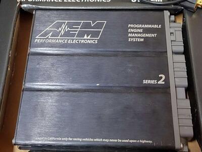 AEM V2 with FJO wideband MKIV Supra TT
