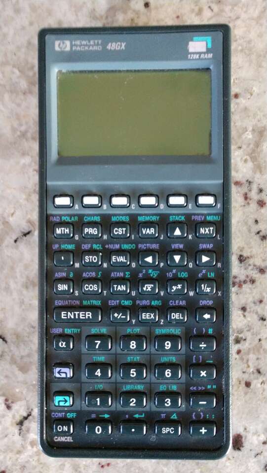 HP 48GX 128K RAM RPN Expandable Graphing Calculator