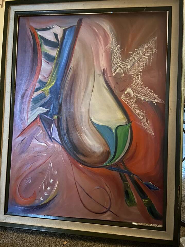 Beautiful French Style Antique Painting