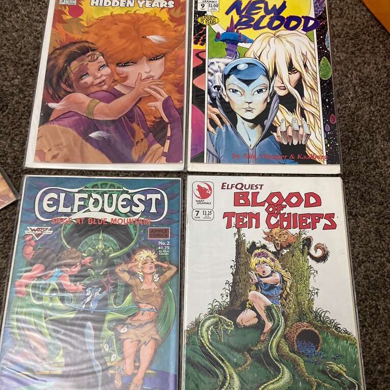 Lot Of Vintage Elf Quest Comic Books