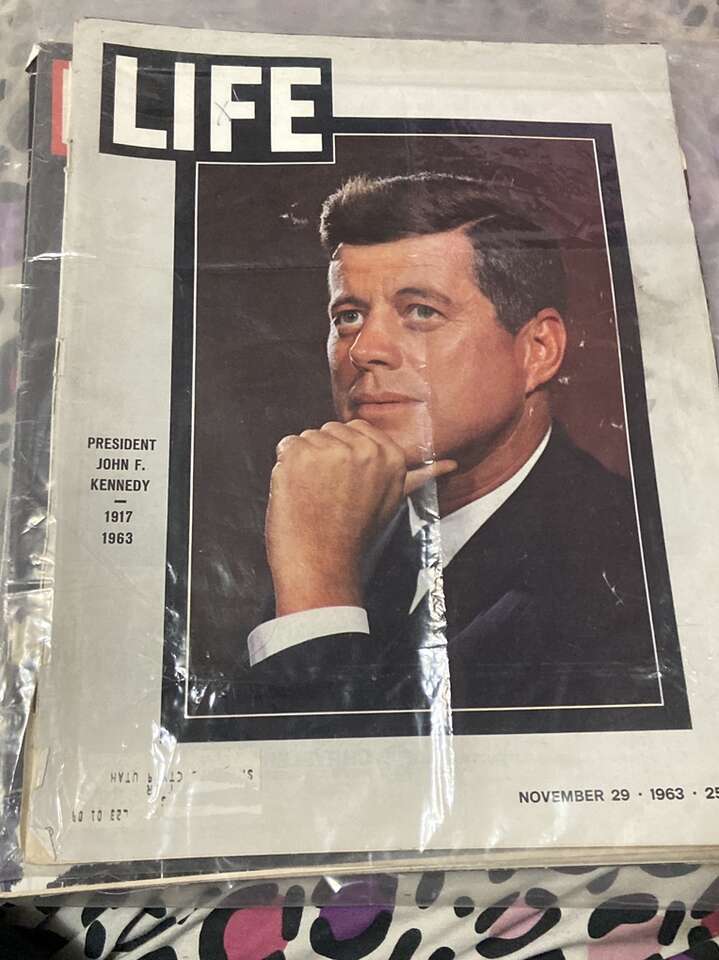 4, Vintage Life And  Look Kennedy Magazines