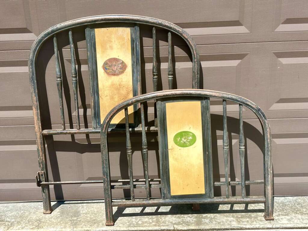 Antique Metal Head And Foot Board for Single Bed