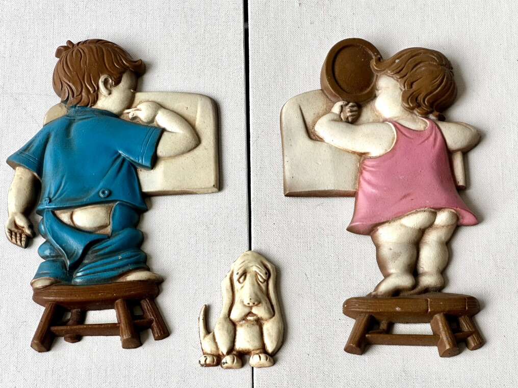 Vintage Cast Aluminum Wall Decor By SEXTON