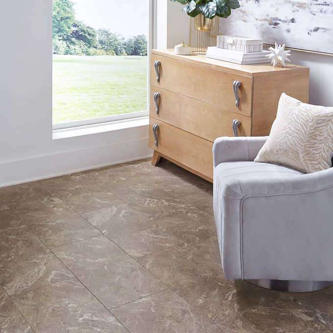 New HDPC Rigid Core LVT Tile Flooring Waterproof