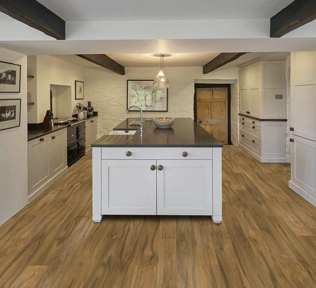 New Mohawk Home Mayfield Hickory Laminate Plank Flooring