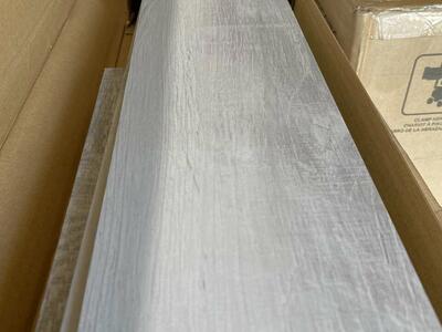 New 1 BOX TopTile Light Solidity Decorative Wall Planks in Seacoast Gray