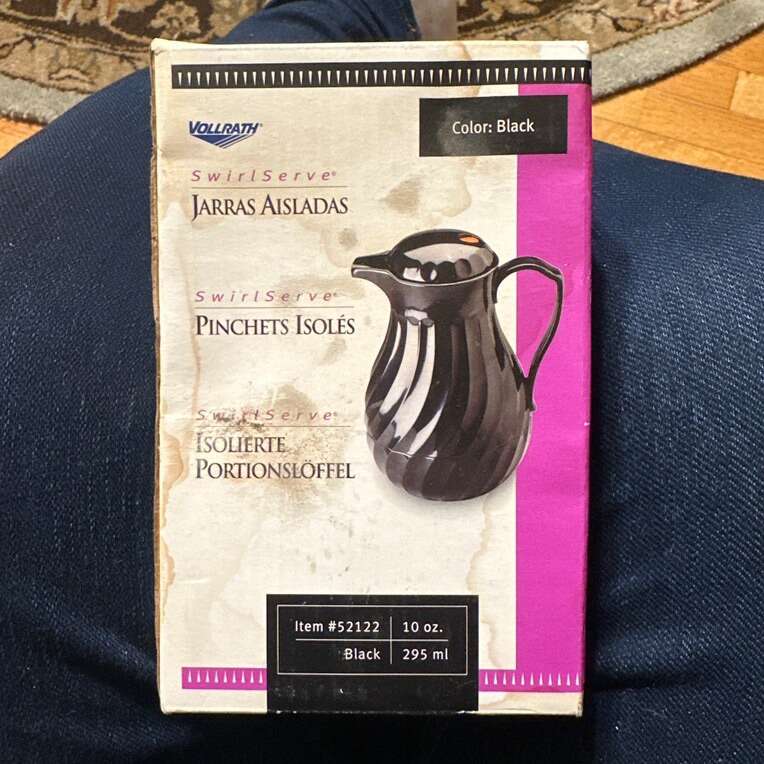 New Milk Or Coffee Pot In The Box