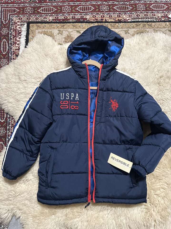 NWT 10-12 Polo Boys Winter Coat