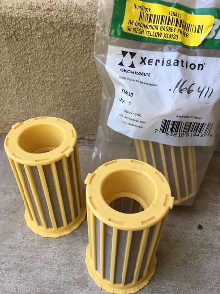 RainBird Basket Filter Elements