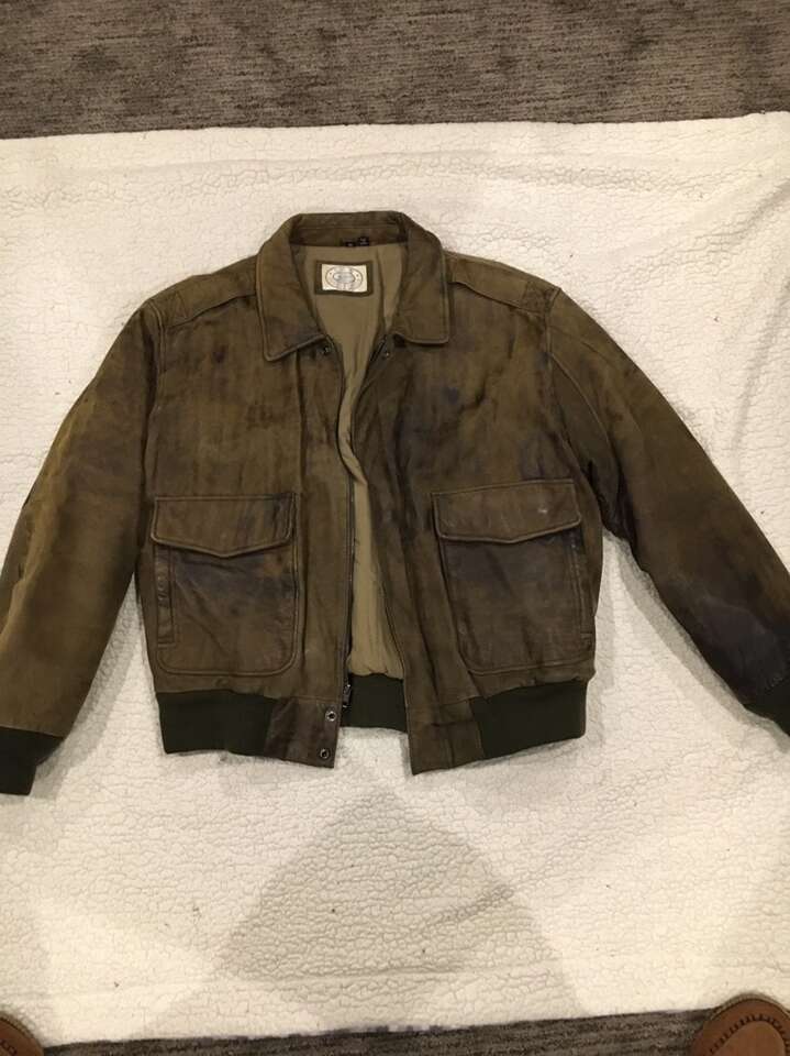 Genuine Leather Bomber Jacket
