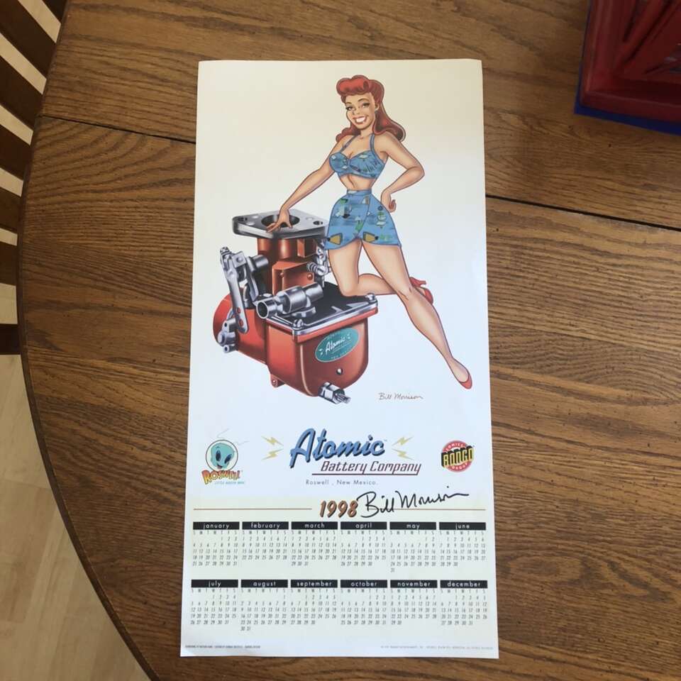 Bill Morrison(Simpsons Artist)Signed Calendar