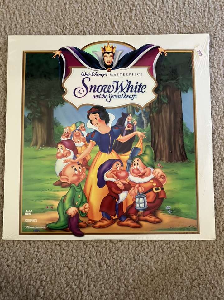 Disneys Snow White Laserdisc Sealed Laser Disc