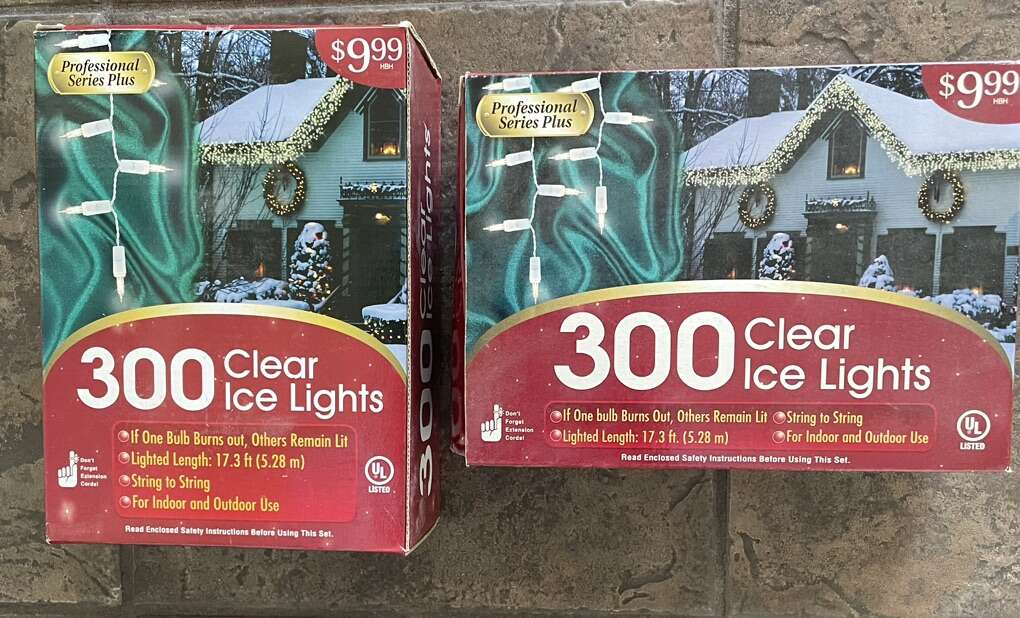 300 Clear Ice Lights New In Box