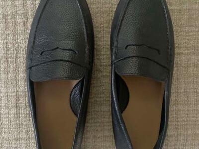 Cole Haan Pebbled Penny Loafer Moccasin