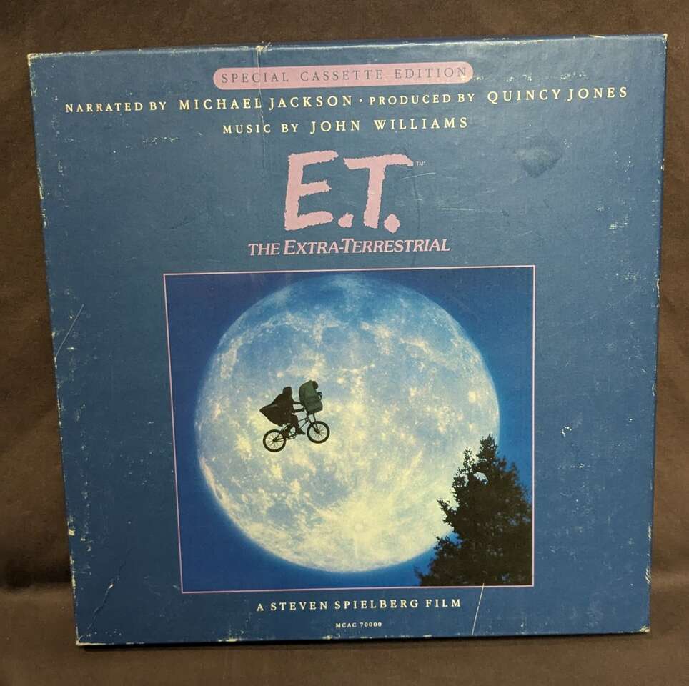 ET Michael Jackson poster cassette books