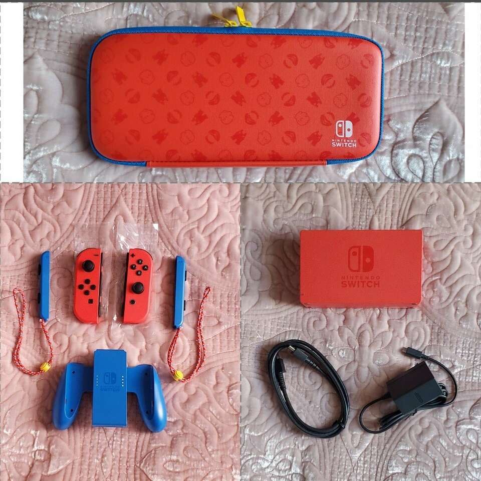Mario Red Nintendo Switch Accessories ONLY
