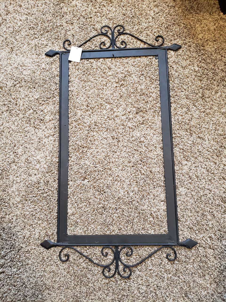 BEAUTIFUL BRAND NEW METAL CALENDAR HOLDER 19”X 31”FROM “ROD WORKS”.