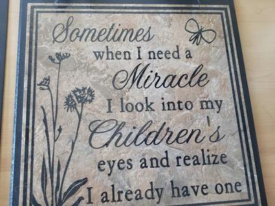 BEAUTIFUL BRAND NEW METAL/ WOOD HOME DECOR 16”X 13”. CASH/VENMO ONLY