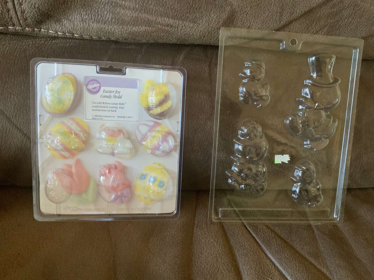 BRAND NEW EASTER CHOCOLATE MOLDS-$15 FOR BOTH.