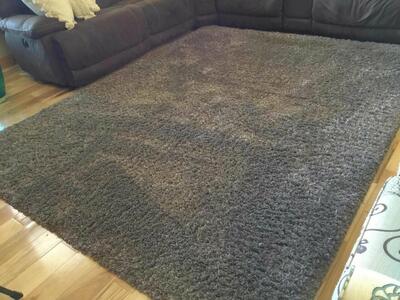 BEAUTIFUL AREA RUG 8 X 10 FEET. IN BRAND NEW CONDITION. COLOR: GRAYISH BROWN. CASH/VENMO ONLY