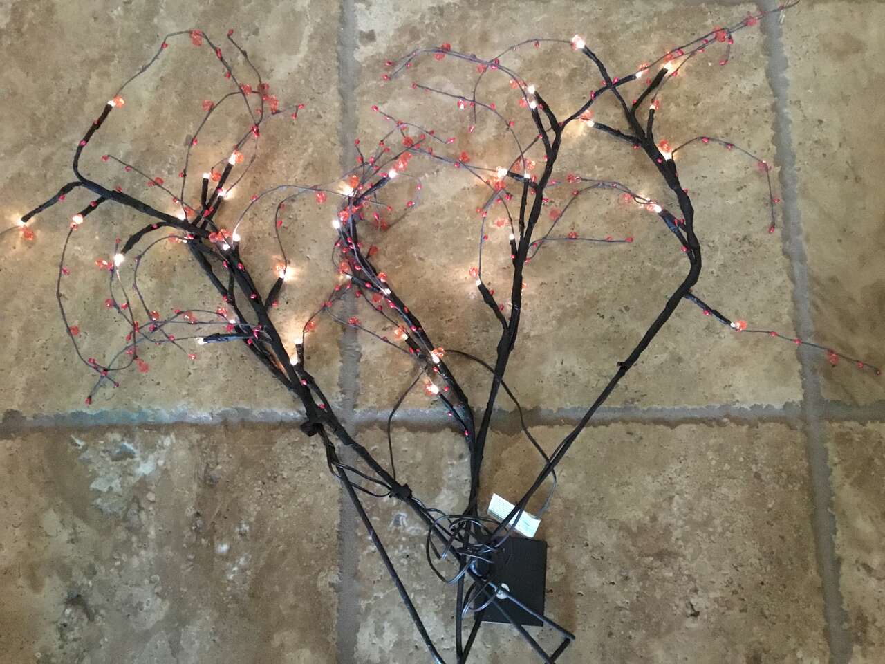 BEAUTIFUL BATTERY OPERATED PRE-LIT BRANCH SET. CASH/VENMO ONLY