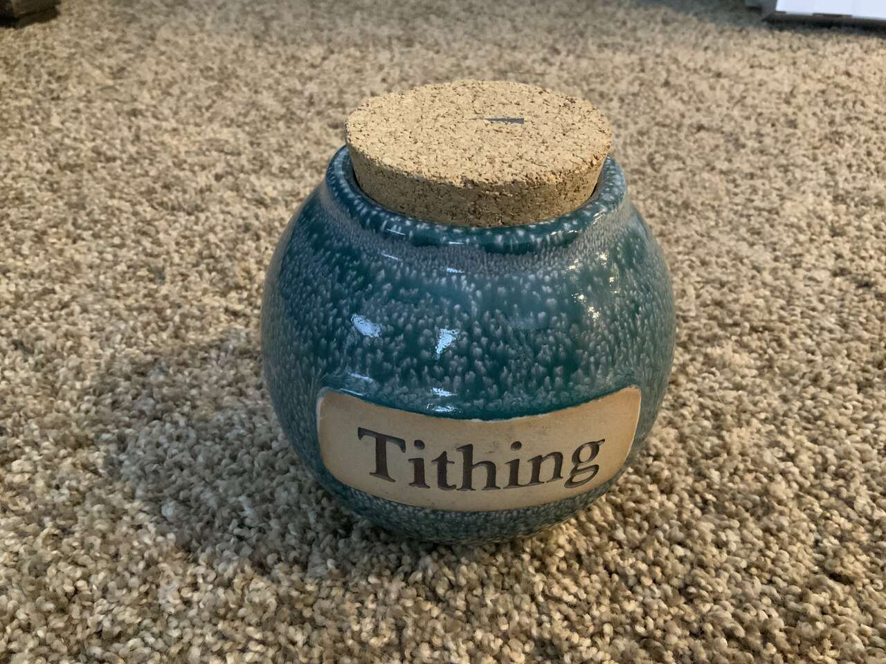 BEAUTIFUL BRAND NEW CERAMIC TITHING JAR. CASH/VENMO ONLY