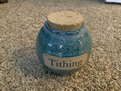 BEAUTIFUL BRAND NEW CERAMIC TITHING JAR. CASH/VENMO ONLY